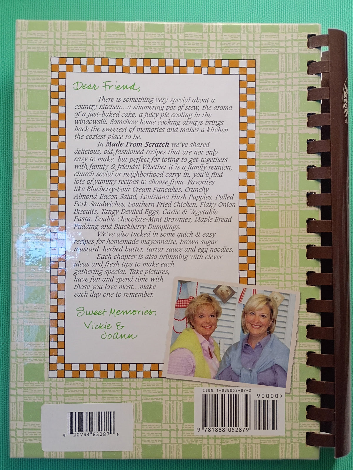 Made from Scratch Cookbook – Gooseberry Patch – 2001 – Like New