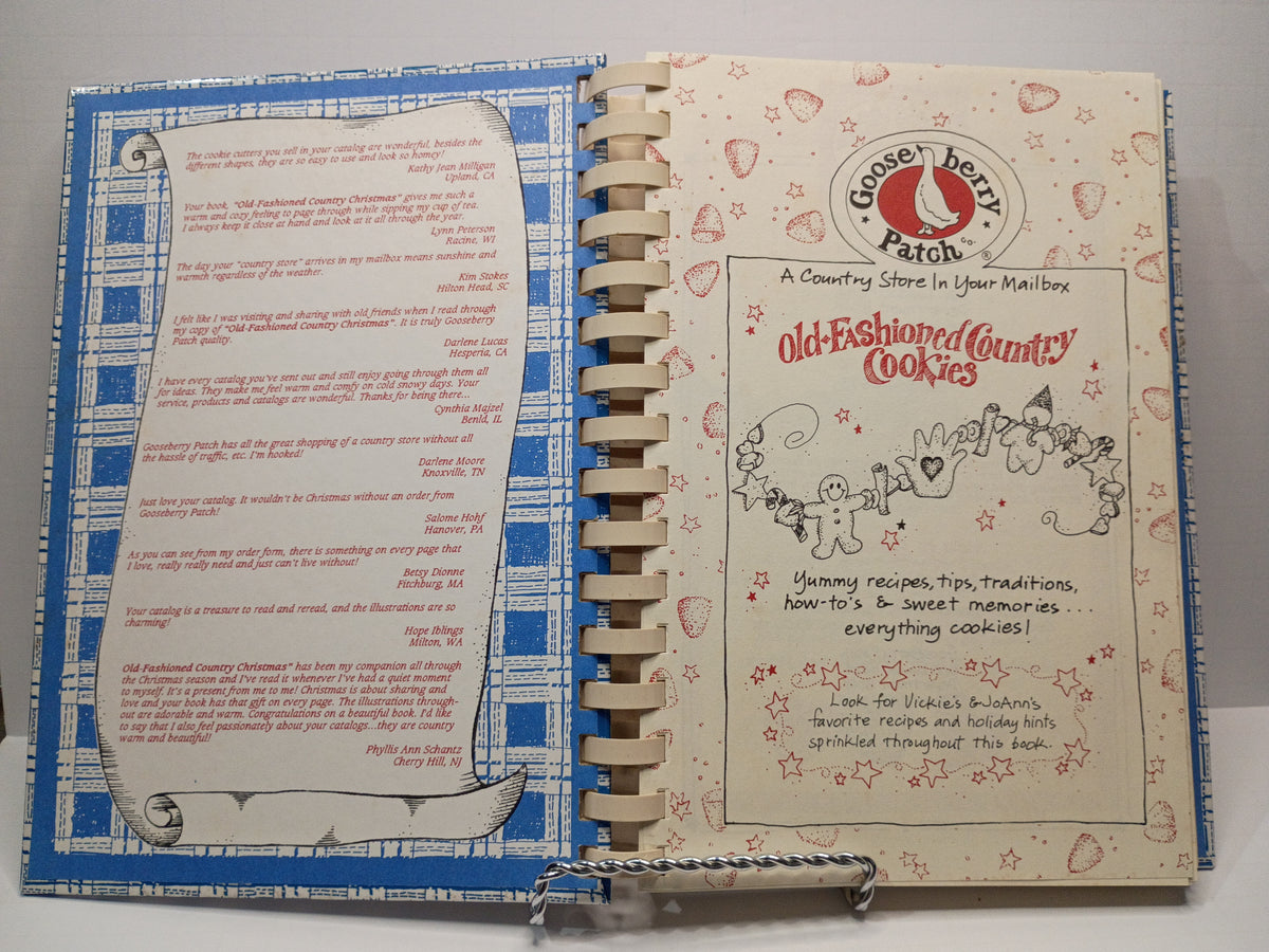 Old-Fashioned Country Cookies – Gooseberry Patch – 1994 – Like New