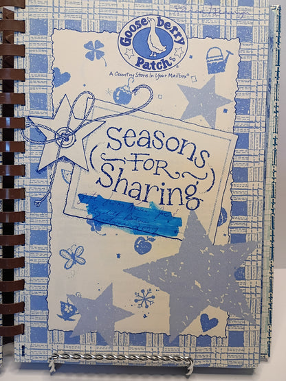 Seasons for Sharing Cookbook – Gooseberry Patch – 2004 – Good