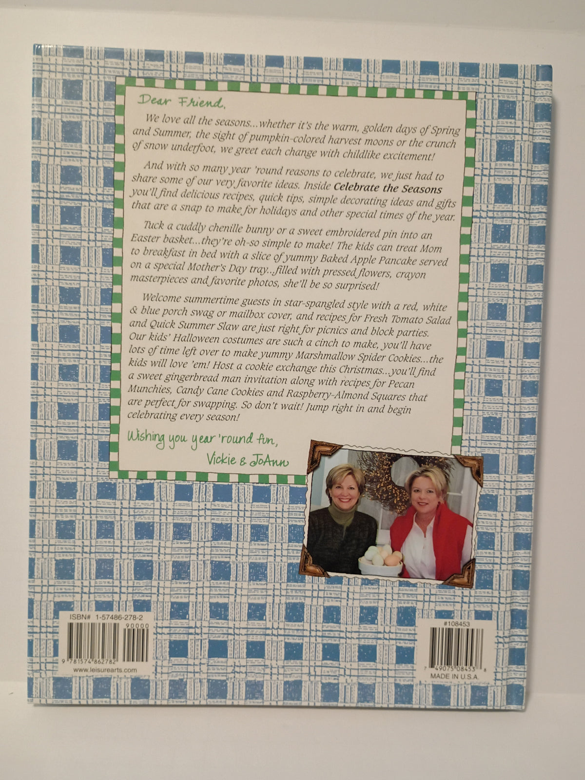 Gooseberry Patch Celebrate the Seasons Cookbook – Recipes & Crafts