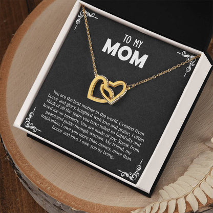To Mom | You Are Made Of Joy - Interlocking Hearts necklace