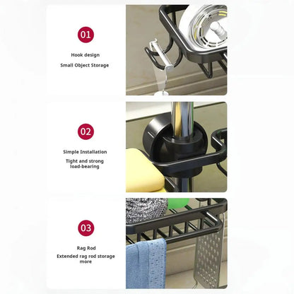 Kitchen Sink Organizer Rack