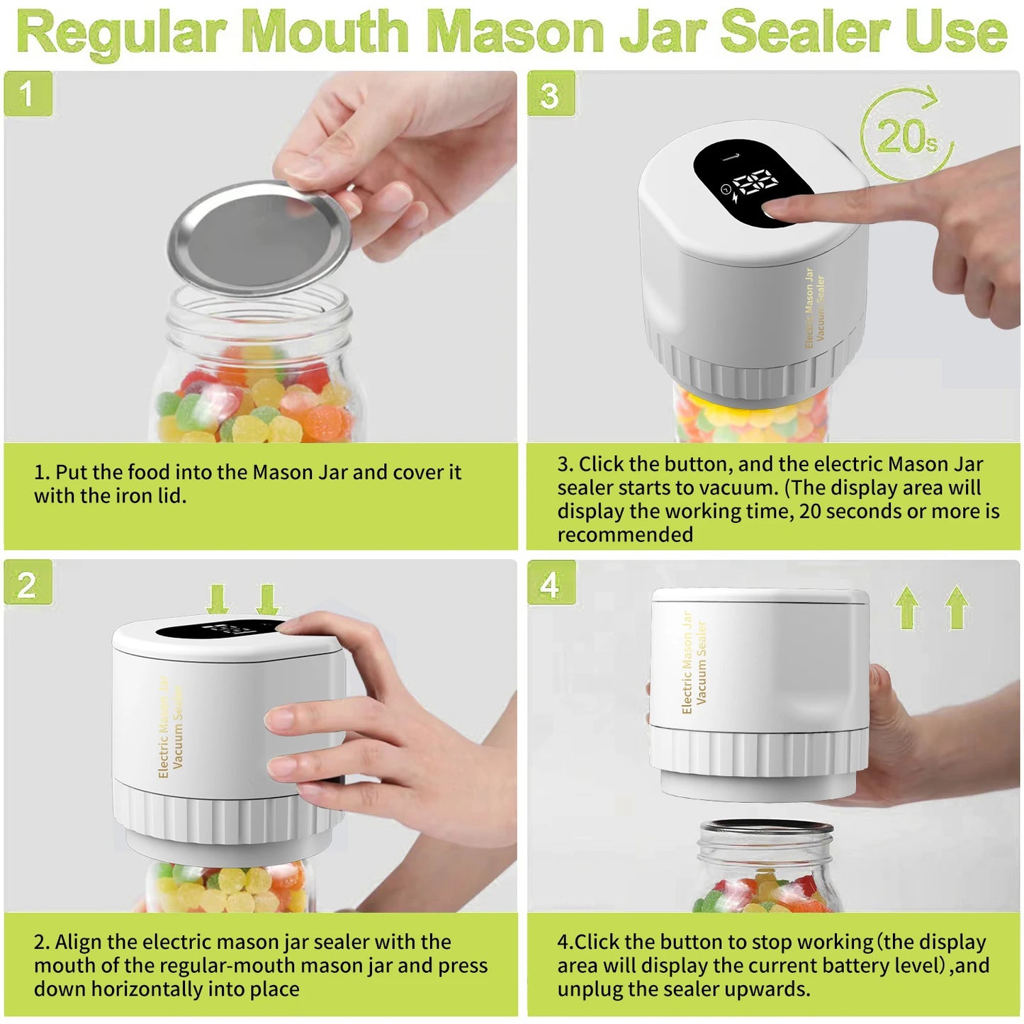 Vacuum Sealer Kit for Canning Jars