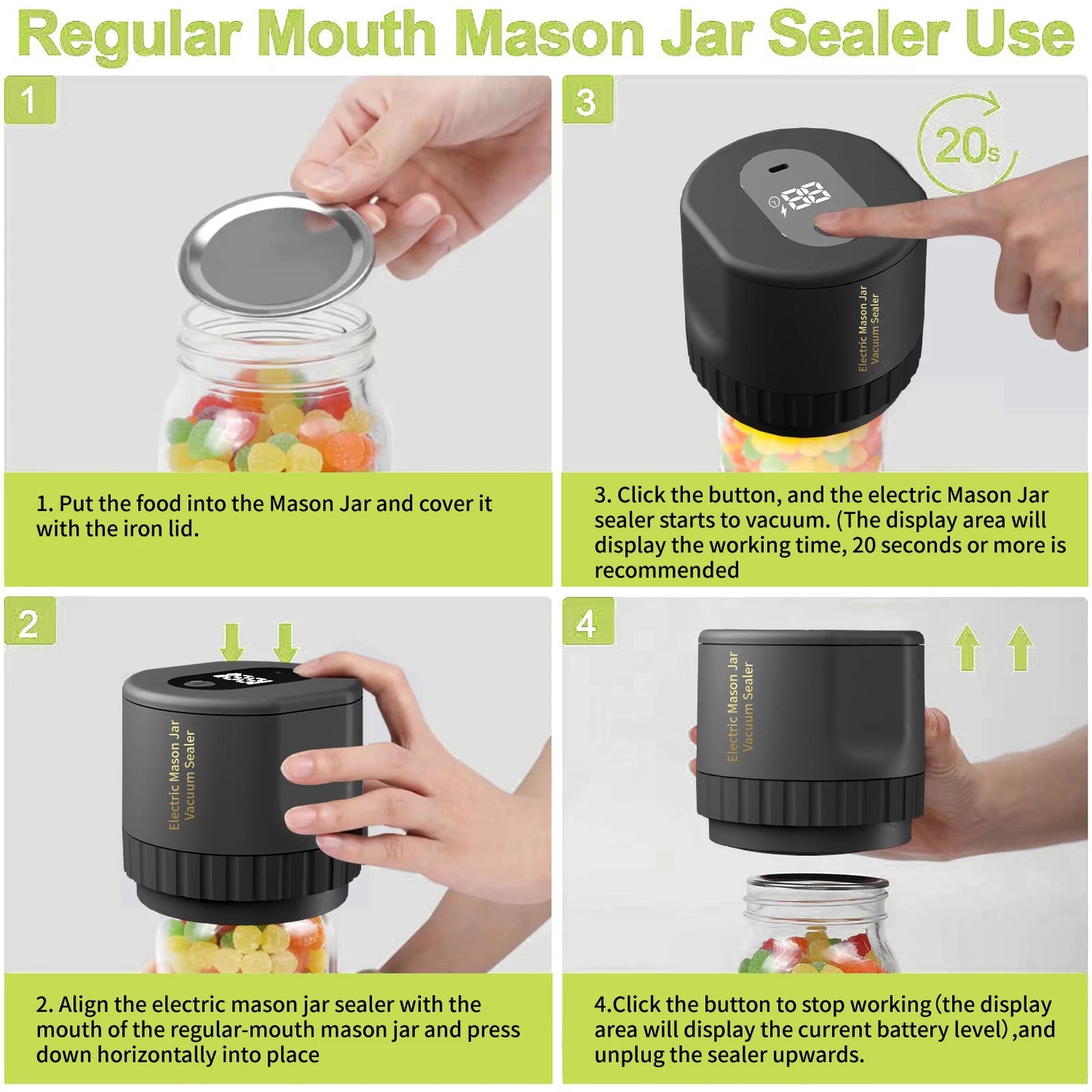 Vacuum Sealer Kit for Canning Jars